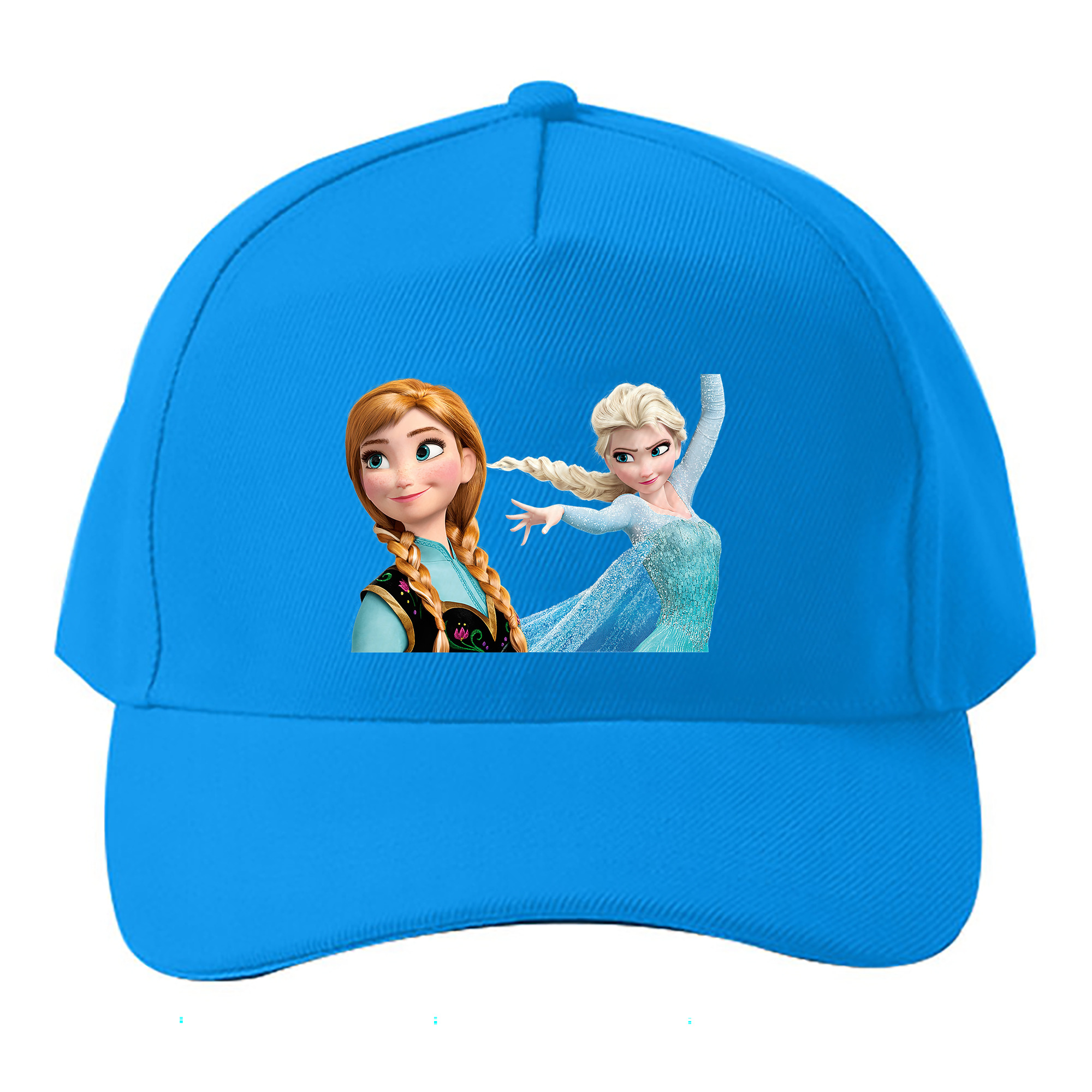（画像用） アナと雪の女王 アンナ エルサ Frozen Anna Elsa ベースボールキャップ 綿100％ 男女兼用 帽子 スポーツ